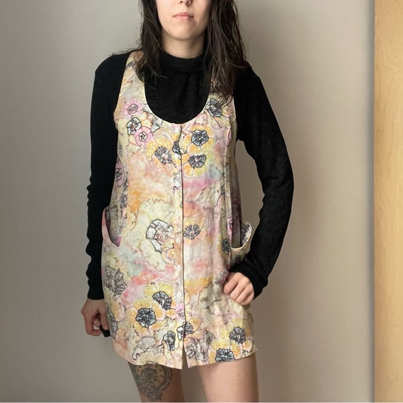Artsy Silk overall dress - Picture 9 of 10
